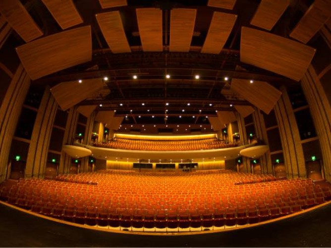 The Morrison center theater room