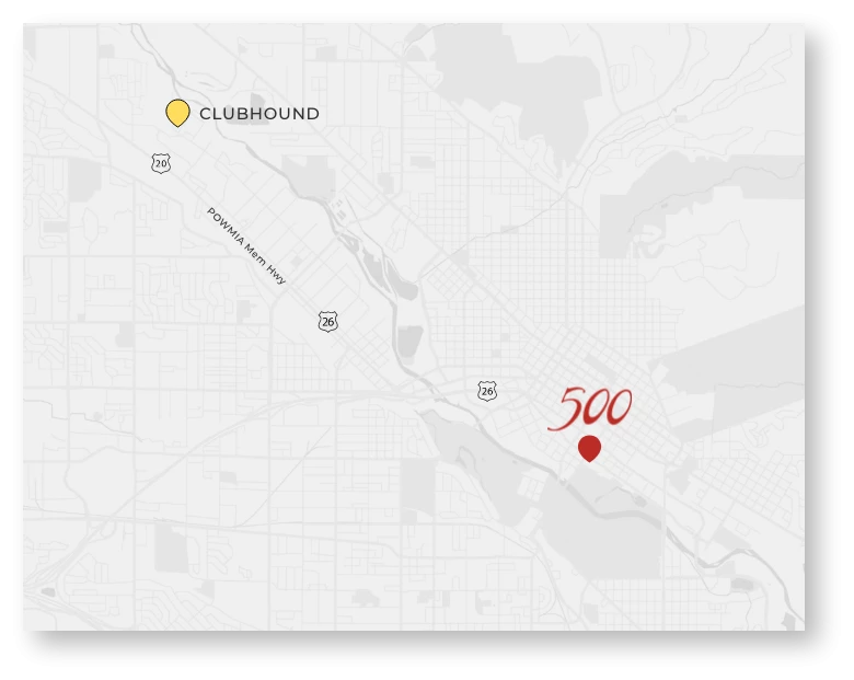a map of a neighborhood