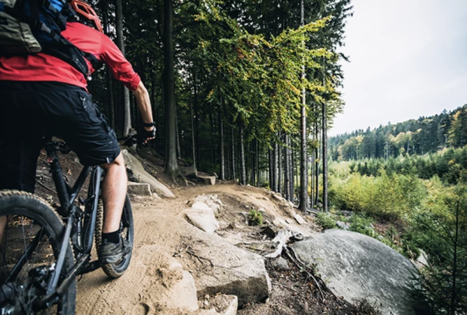 biking