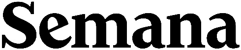 a black letter on a white background