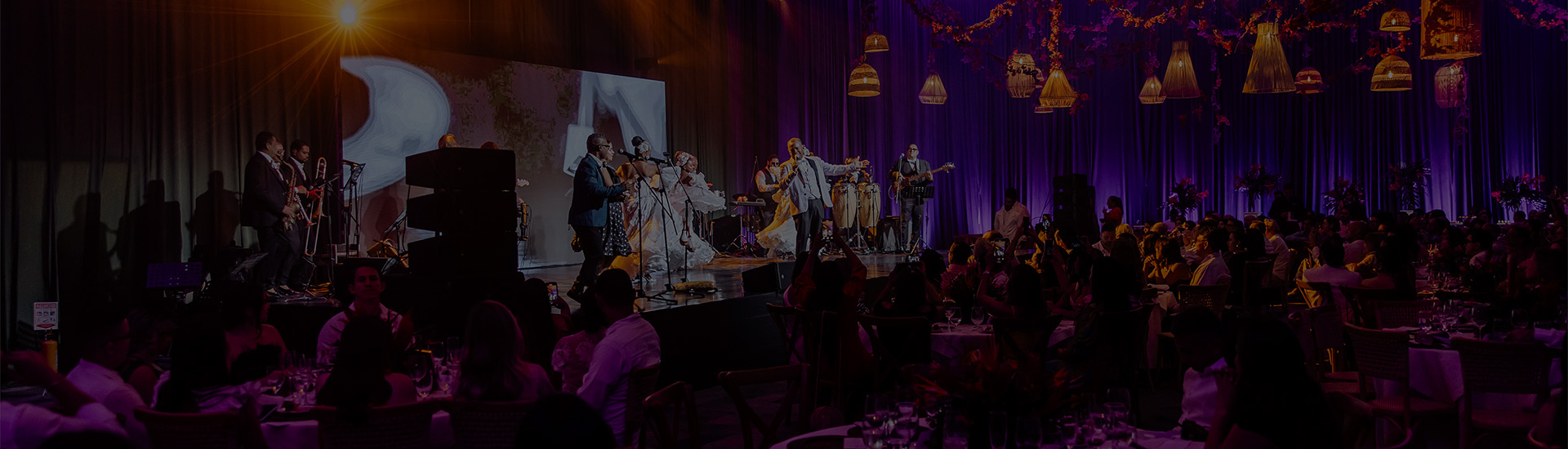 a group of people on a stage