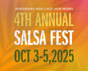 a poster for a salsa festival