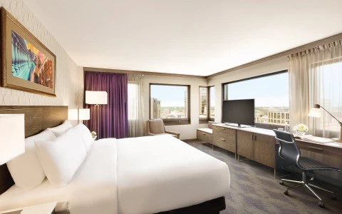 intercontinental saint paul riverfront guest room
