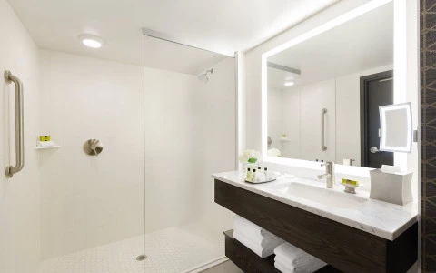 intercontinental saint paul riverfront guest room bathroom