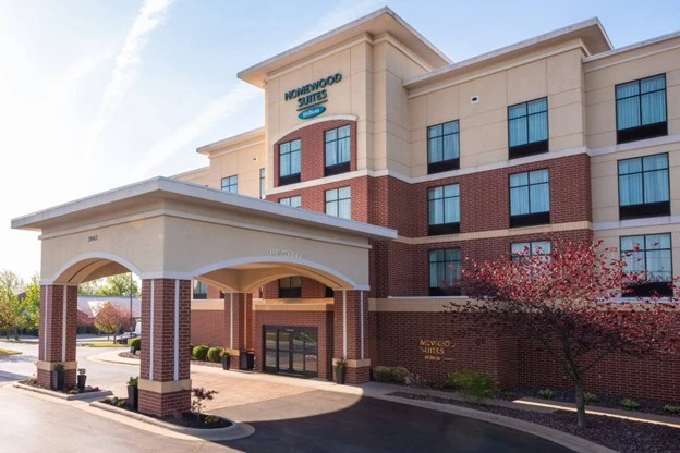 a building with a sign on the front