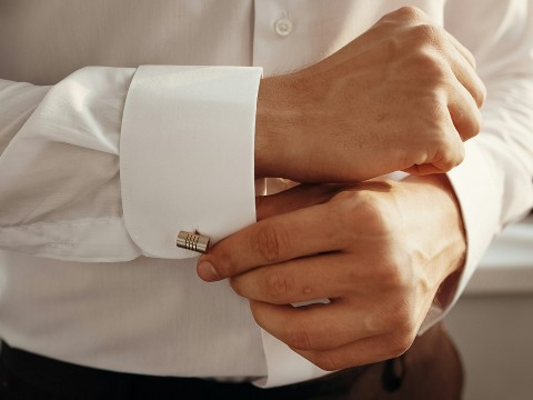 a close up of a man's hands