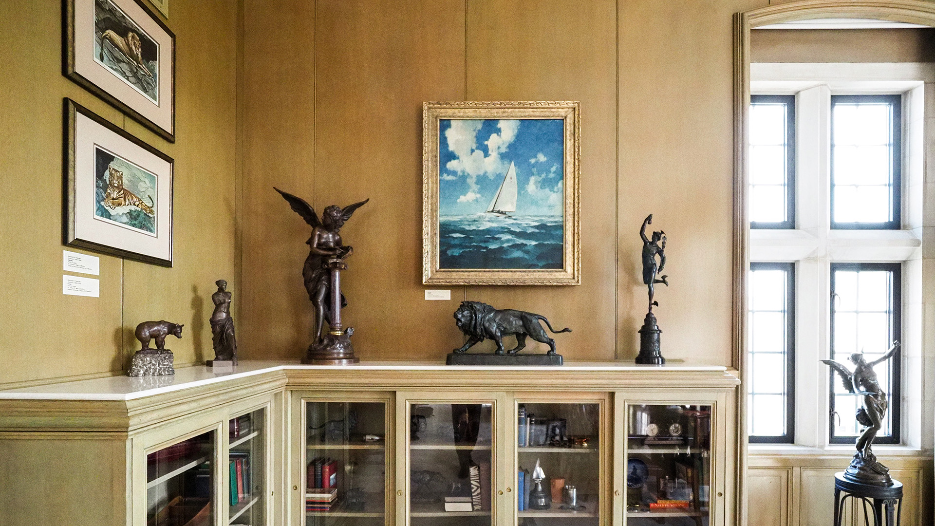 a painting on a wall