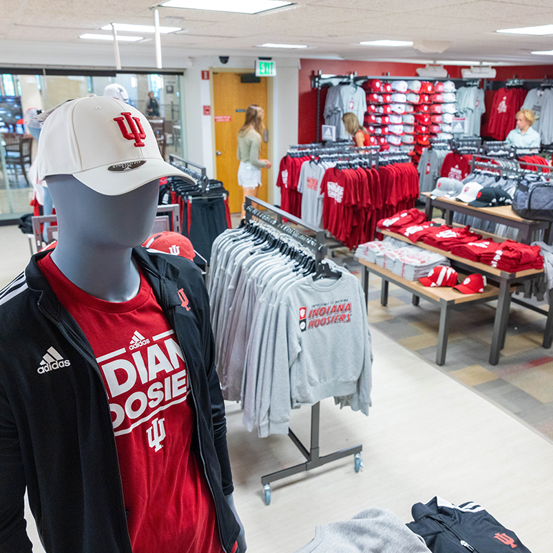 a mannequin wearing a hat in a store