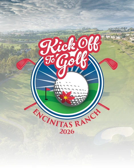 a golf course with a golf ball and club