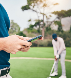 a person holding a cellphone