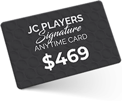 a black card with white text and numbers