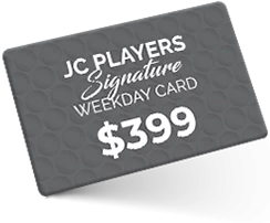 a grey card with white text and dollar sign