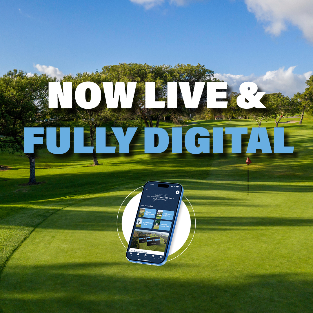 a cell phone on a golf course