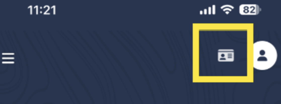 a blue background with a yellow rectangular object