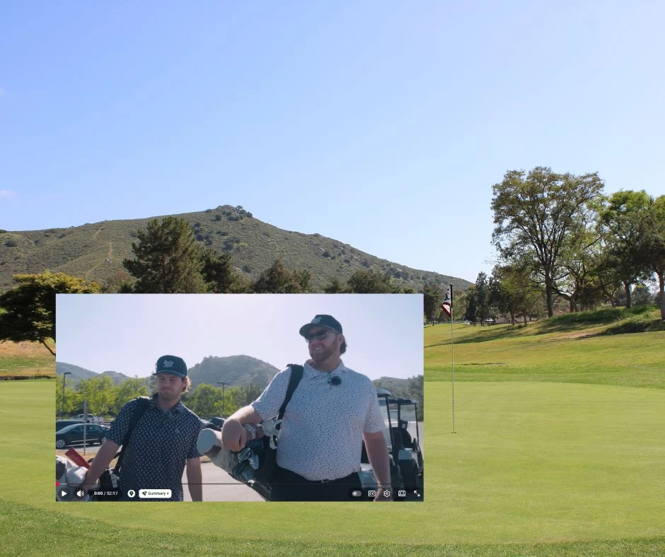 a man on a golf course
