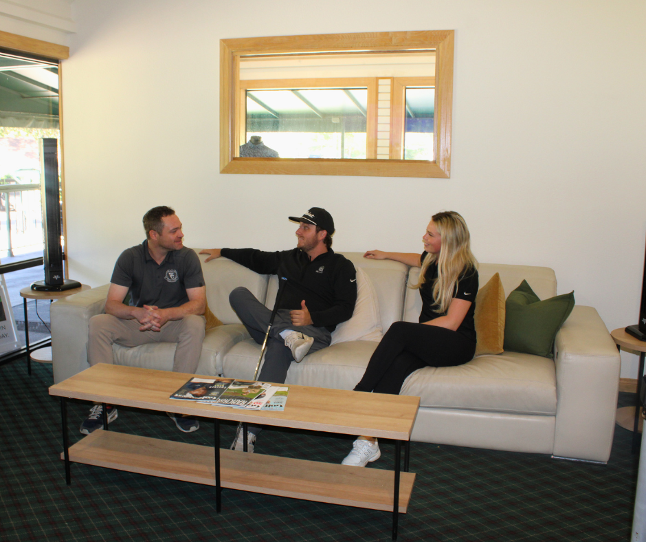 a group of people sitting on a couch