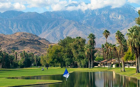 View of Cathedral canyon golf course