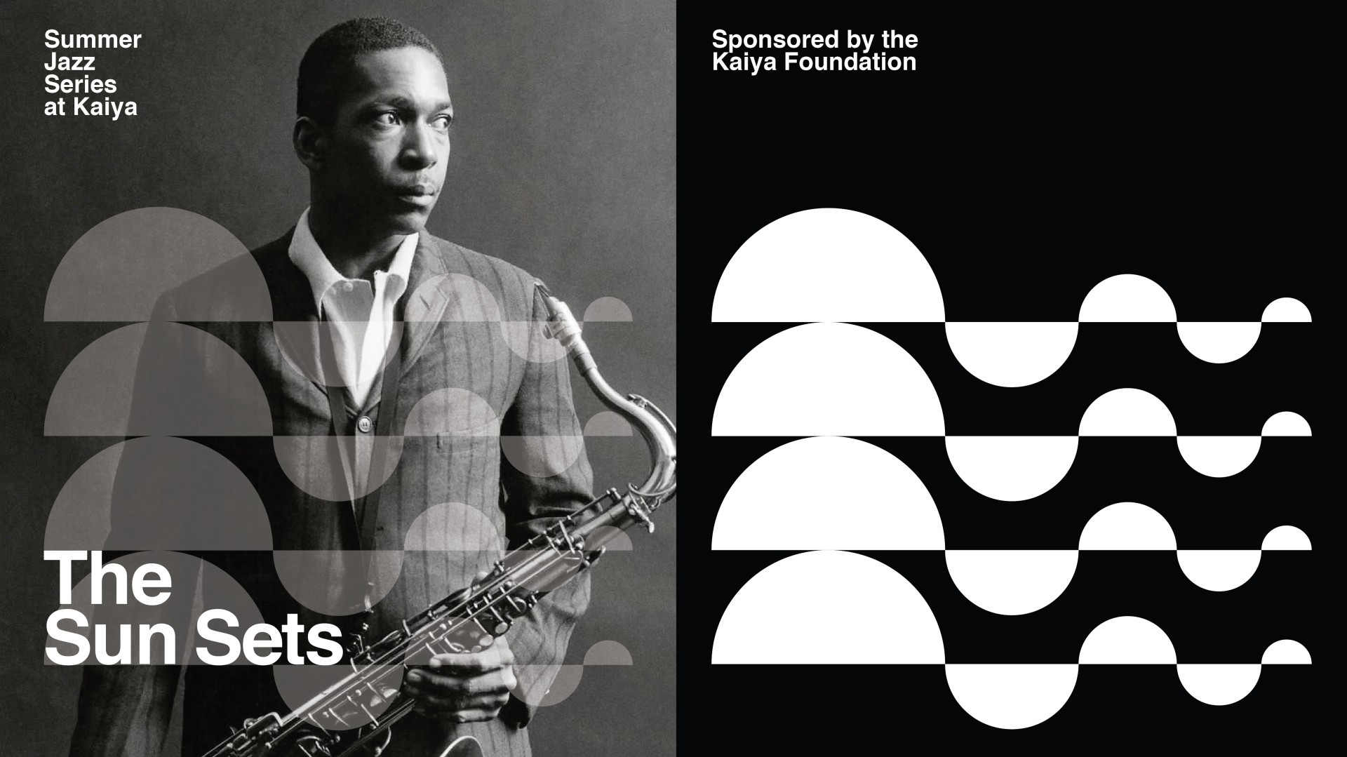 a man holding a saxophone