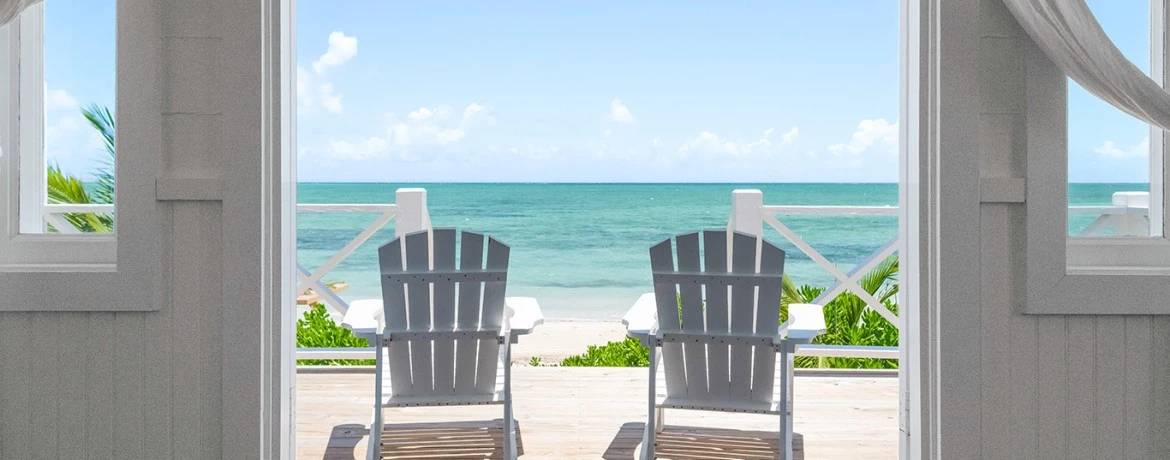 chairs on a deck