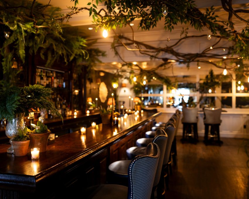 Burleigh restaurant - Botanical Bar - Kennebunkport, Maine - New England dining - Spring into summer