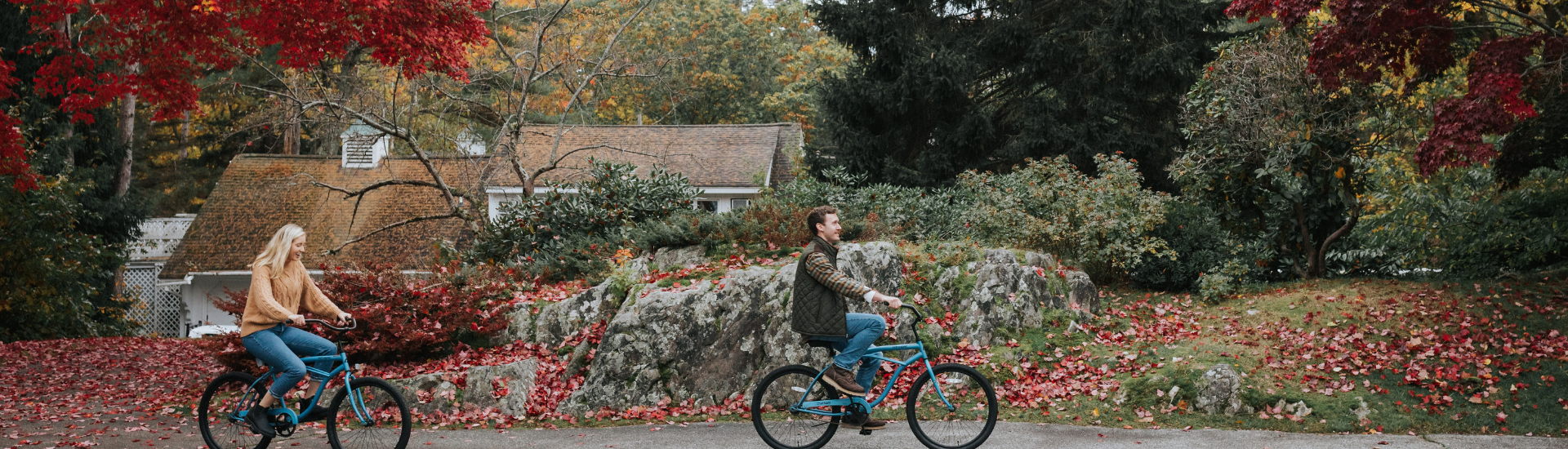 a man riding a bicycle