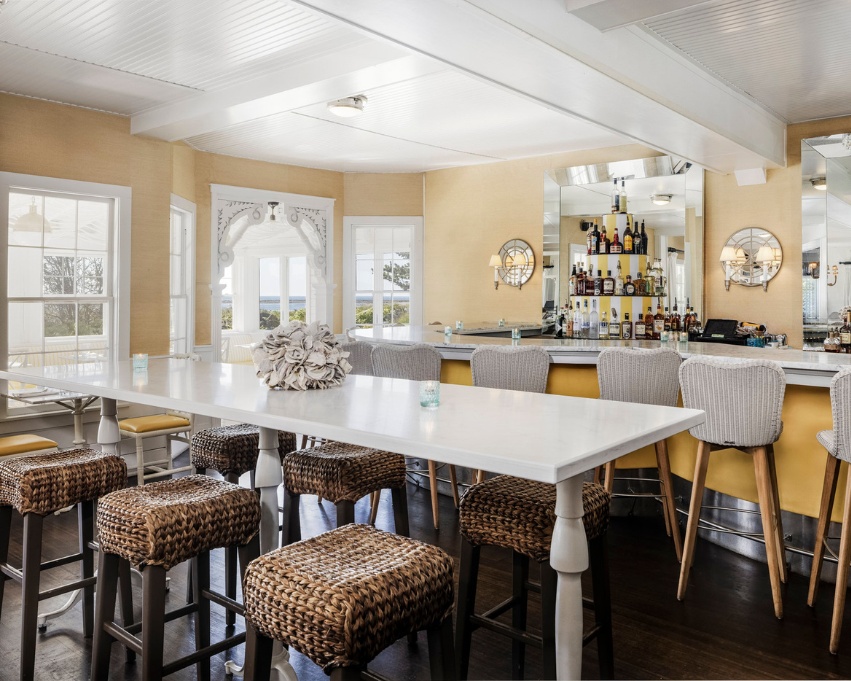Seaside wedding at The Tides Beach Club on Goose Rocks Beach in Kennebunkport, Maine with ocean views and sandy shores