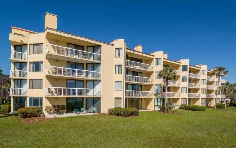 exterior view of the building of the resort at daytime