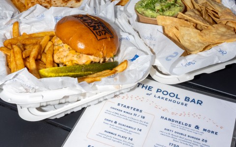 a group of food on a table