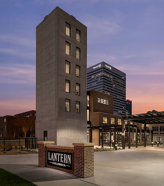 a building with a large tower