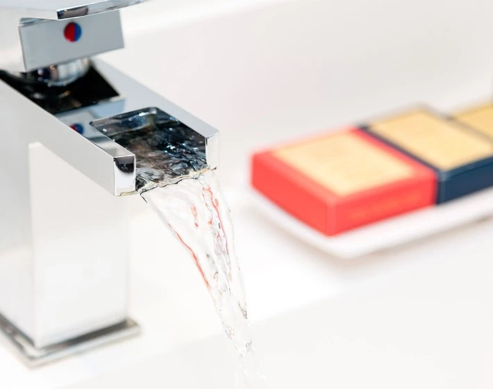a close-up of a sink