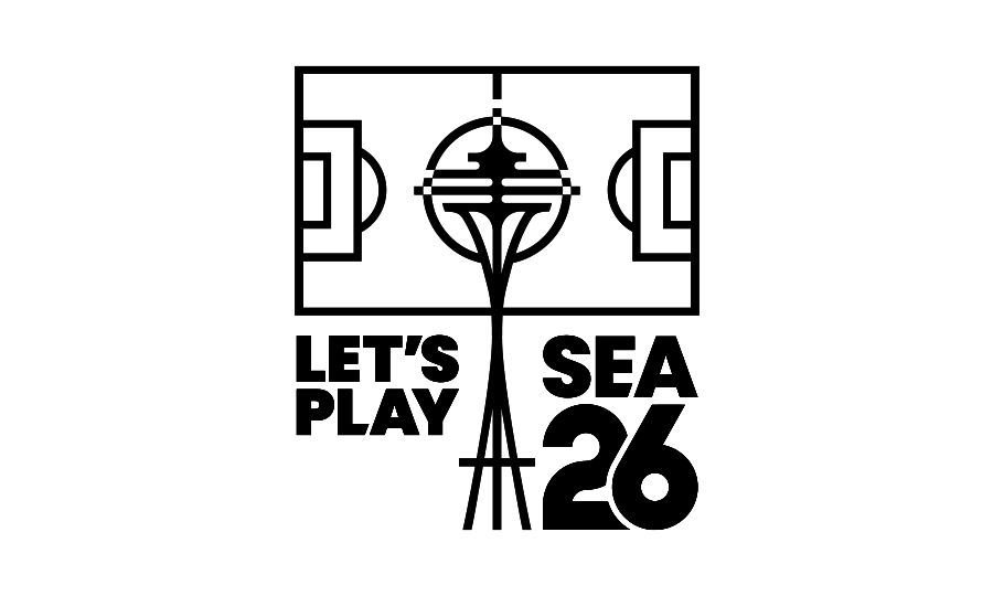 a black and white logo