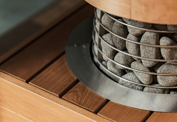 a close up of a fire pit