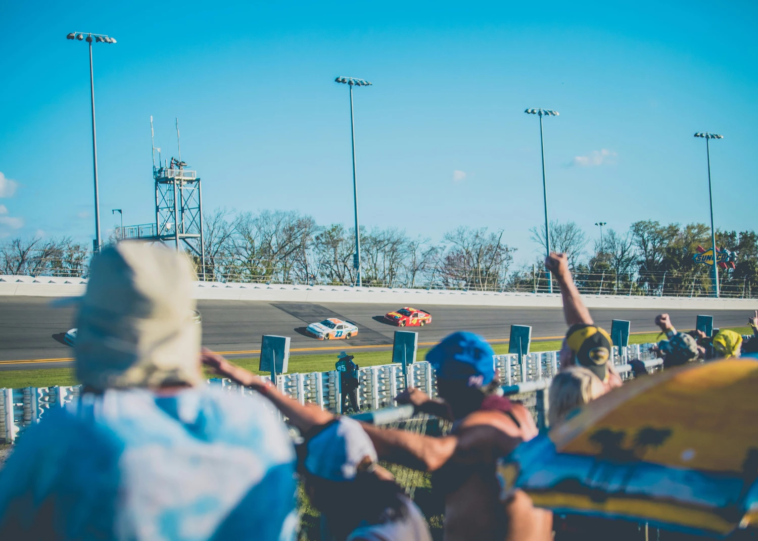 a race car on a track