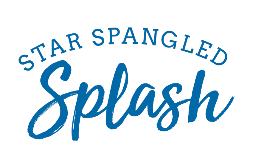 a blue text on a black background