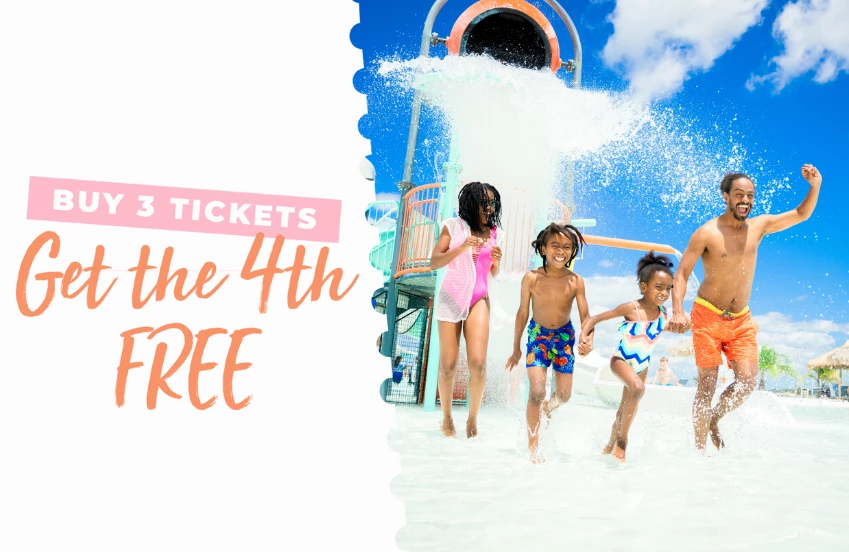 BUY 3 TICKETS, GET THE 4TH FREE