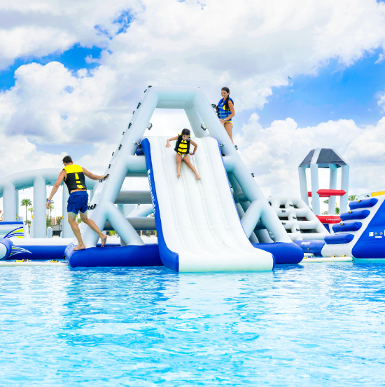 A family enjoying a day at MetroLagoons