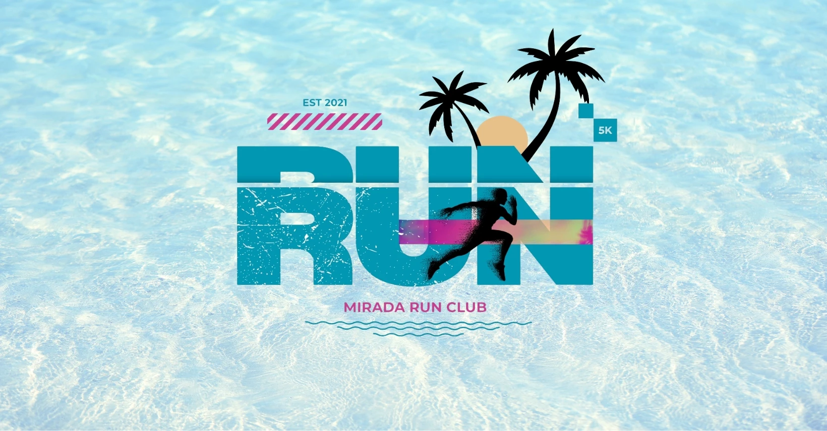 a logo for a run club