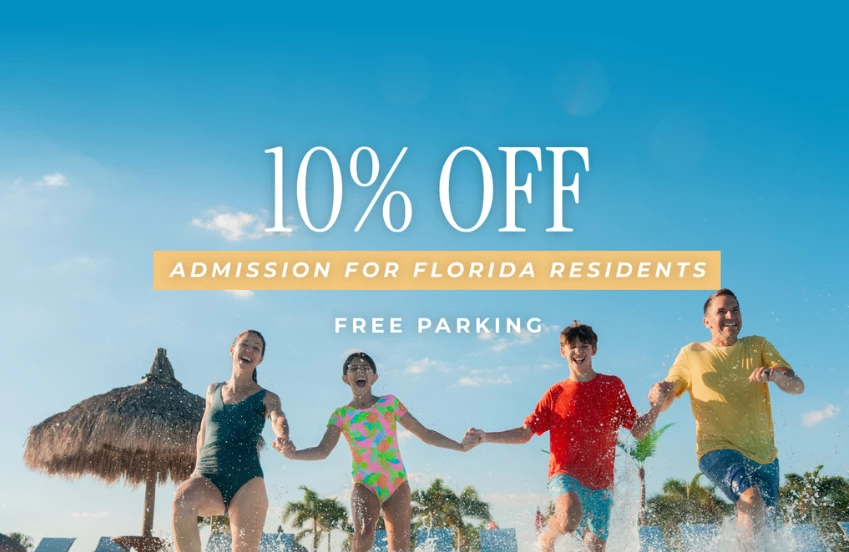10% OFF | Admission for Florida Residents | Free Parking