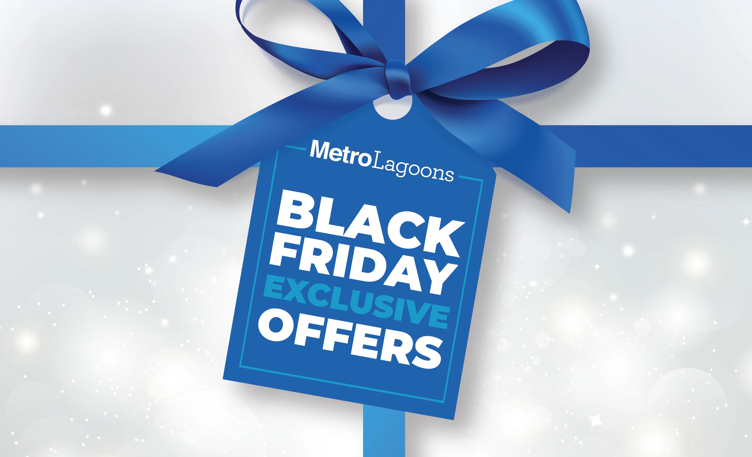 a blue ribbon with a bow