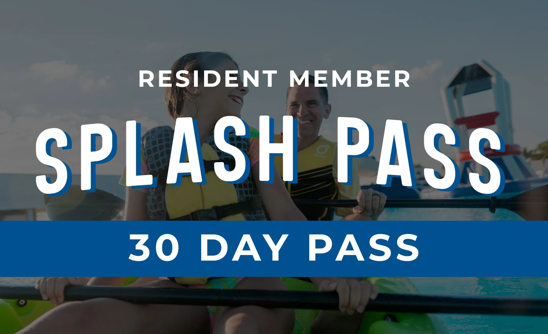 a man and woman in a kayak