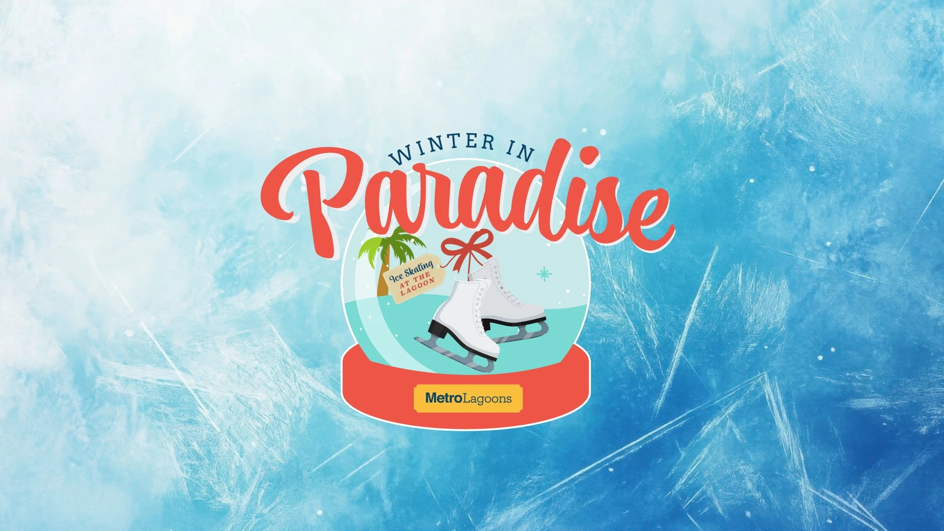 a snow globe with ice skates and text