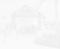 a white background with a building and a gate