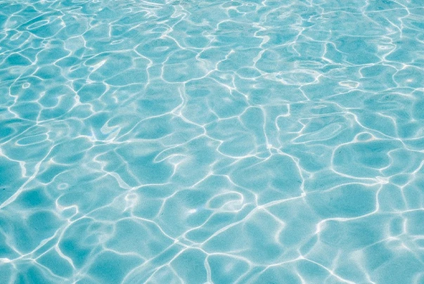 a close-up of a pool