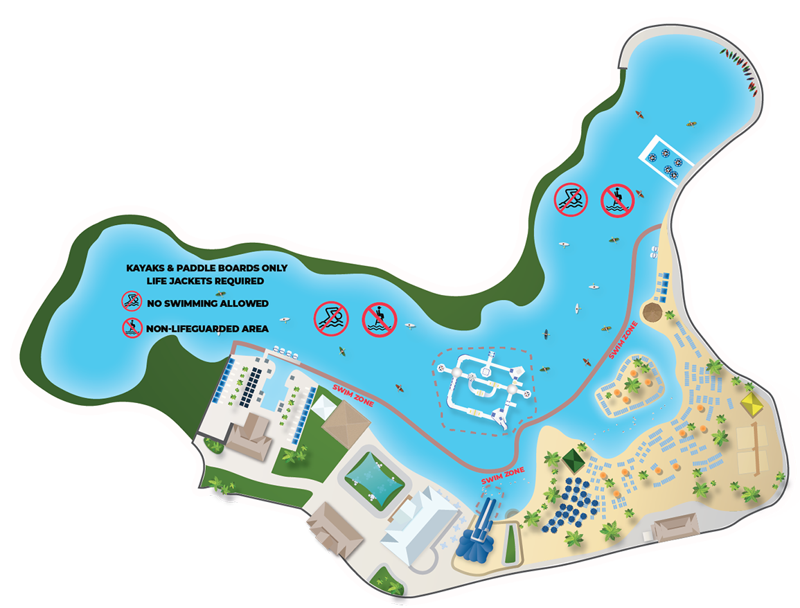 a map of a resort