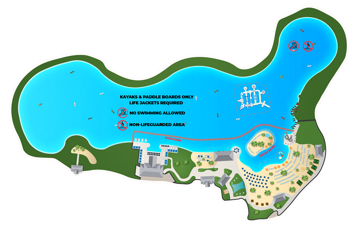 a map of a resort