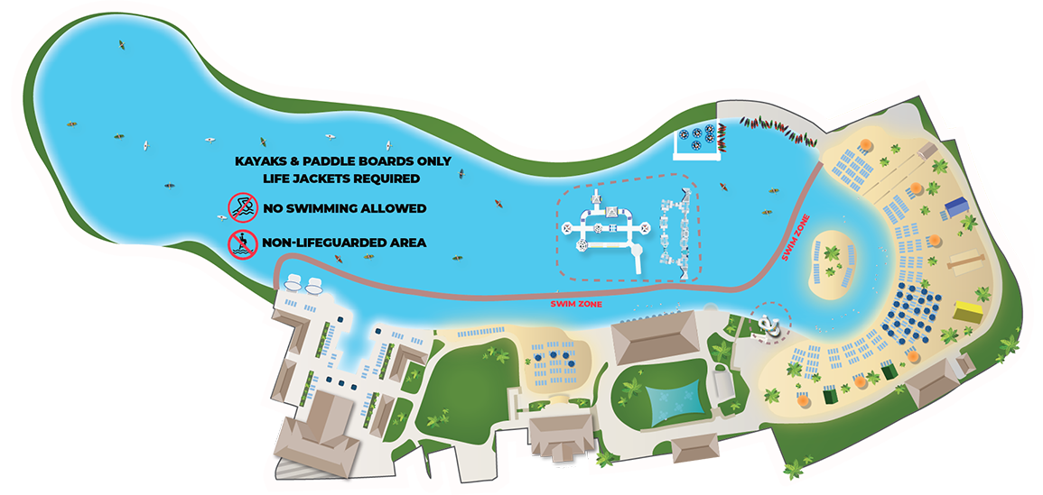 a map of a resort