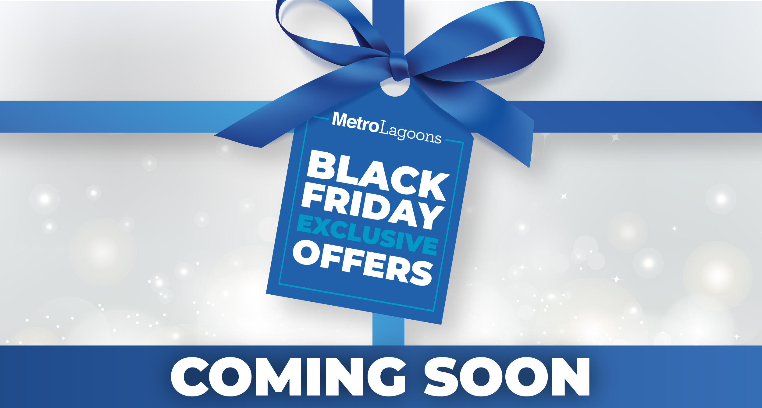 a blue ribbon with a tag