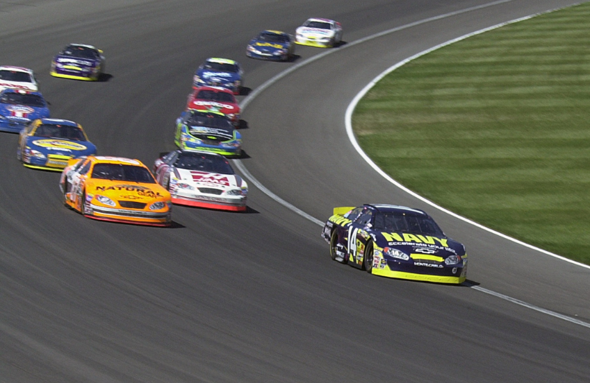 a race car on a track