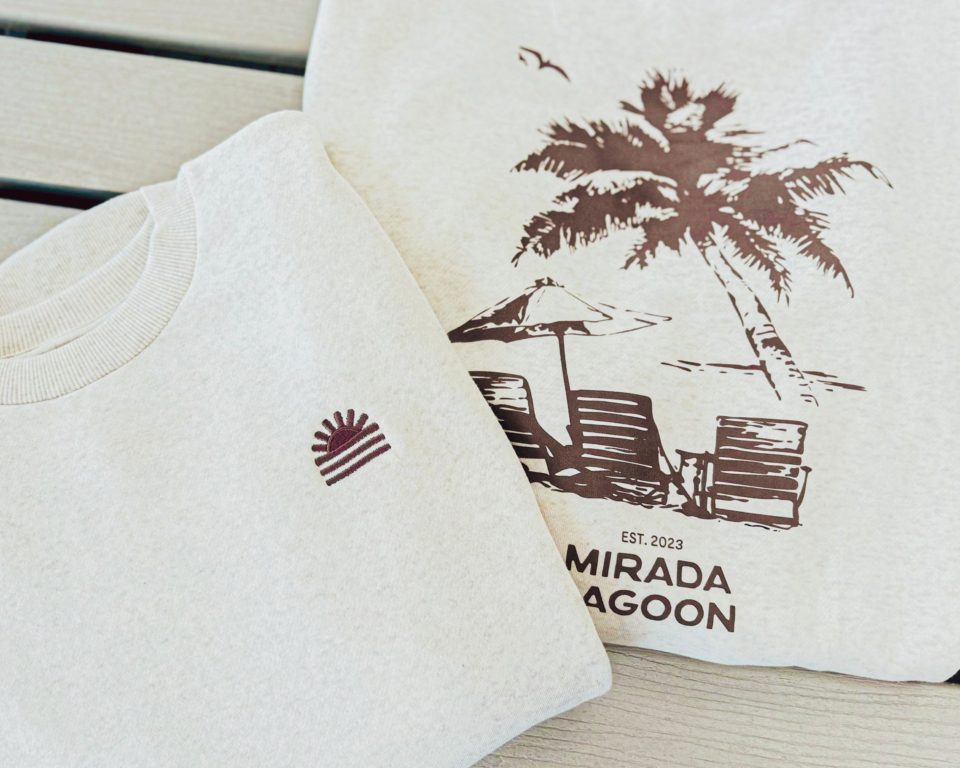 a white t-shirt with a graphic design on it