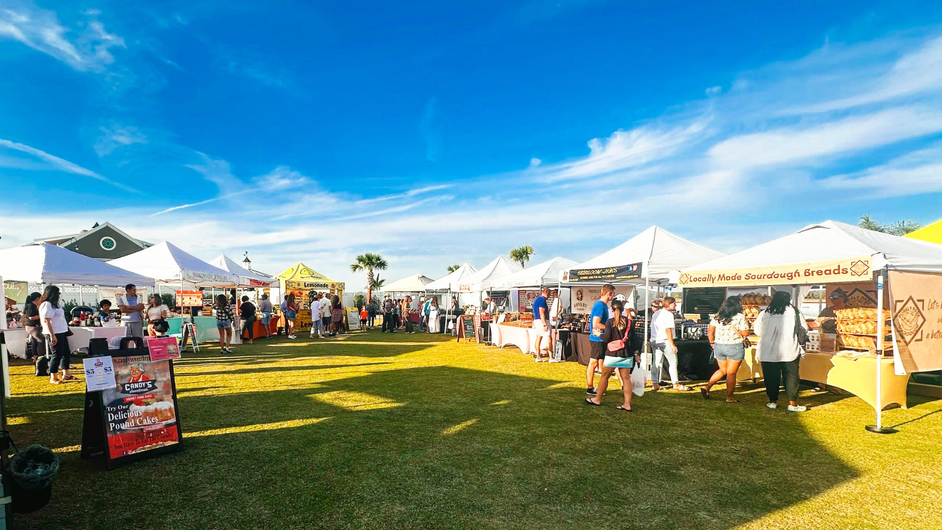 a group of people at an outdoor event